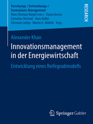 cover image of Innovationsmanagement in der Energiewirtschaft